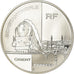 France, Monnaie de Paris, 1,5 Euro, L'Orient Express, 2003, MS(65-70), Silver