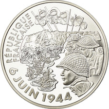 France, Monnaie de Paris, 1,5 Euro, Débarquement de Normandie, 2004, FDC