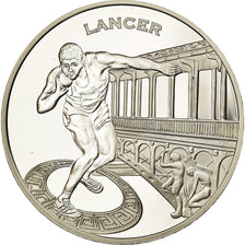 France, Monnaie de Paris, 1,5 Euro, Sport, Lancer du poids, 2003, MS(65-70)