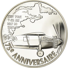 France, Monnaie de Paris, 1,5 Euro, Vol au dessus de l'Atlantique, 2002