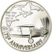 France, Monnaie de Paris, 1,5 Euro, Vol au dessus de l'Atlantique, 2002