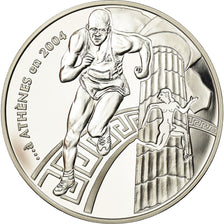 France, Monnaie de Paris, 1,5 Euro, Coubertin - Athènes, 2003, MS(65-70)