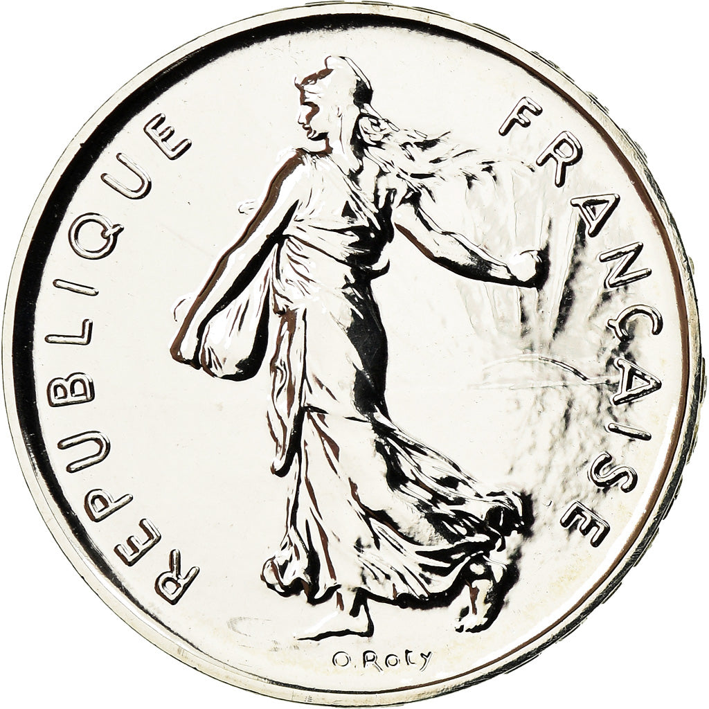 Coin, France, Semeuse, 5 Francs, 2001, Paris, BU, MS(65-70), Silver, KM:1309