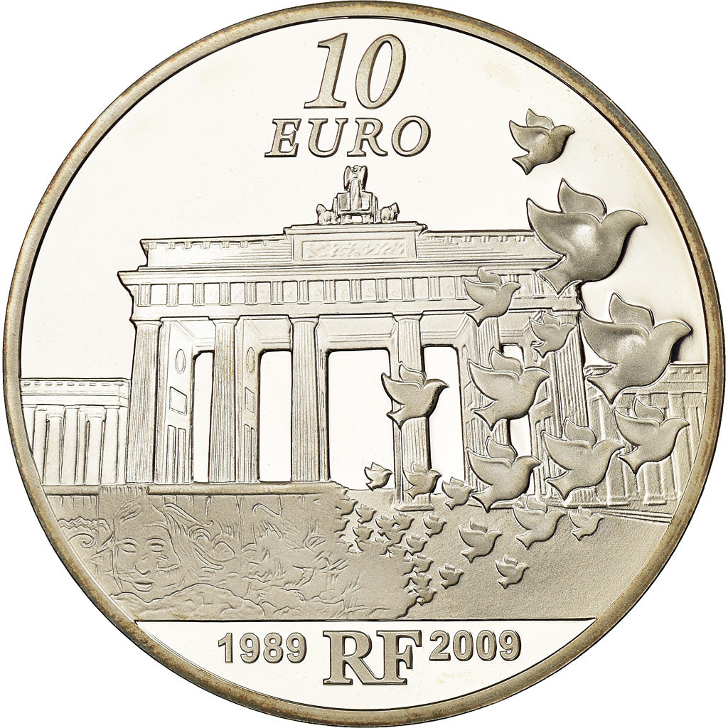 France, Monnaie de Paris, 10 Euro, Europa, 2009, FDC, Argent
