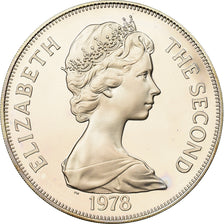 Coin, Ascension Island, 25 Pence, Crown, 1978, Pobjoy Mint, MS(63), Silver