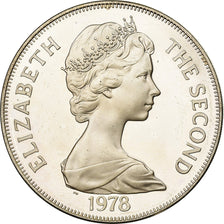 Coin, Ascension Island, 25 Pence, Crown, 1978, Pobjoy Mint, AU(55-58), Silver
