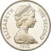 Coin, Ascension Island, 25 Pence, Crown, 1978, Pobjoy Mint, AU(55-58), Silver