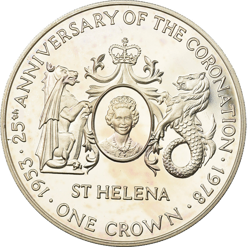 Monnaie, Tristan Da Cunha, Elizabeth II, Crown, 1978, Pobjoy Mint, Proof, SUP+