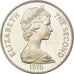 Moneda, Tristán de Acuña, Elizabeth II, Crown, 1978, Pobjoy Mint, Proof, EBC+