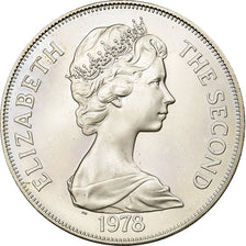 Coin, Tristan Da Cunha, Elizabeth II, Crown, 1978, Pobjoy Mint, MS(63), Silver