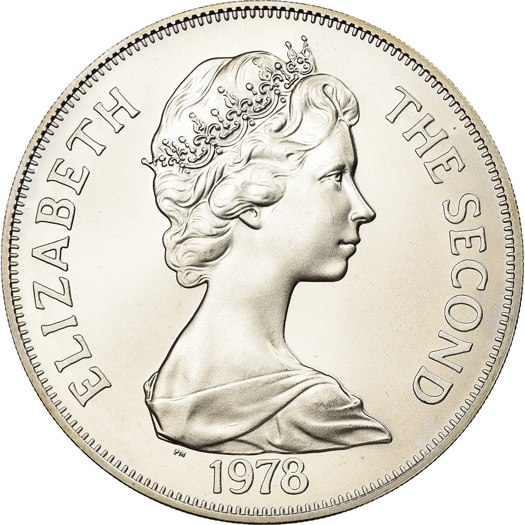 Coin, Saint Helena, Elizabeth II, 25 Pence, Crown, 1978, Pobjoy Mint, MS(63)