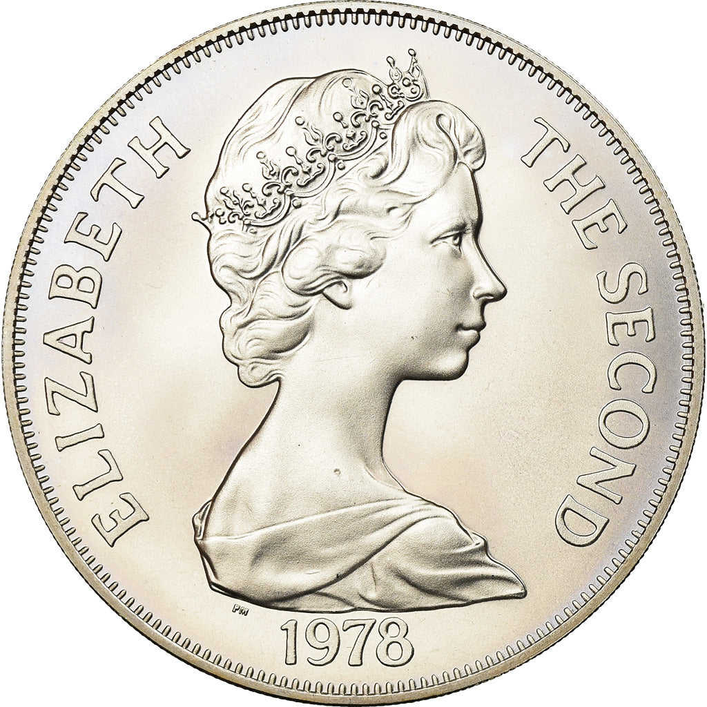 Coin, Saint Helena, Elizabeth II, 25 Pence, Crown, 1978, Pobjoy Mint, MS(63)