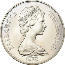 Coin, Saint Helena, Elizabeth II, 25 Pence, Crown, 1978, Pobjoy Mint, MS(63)