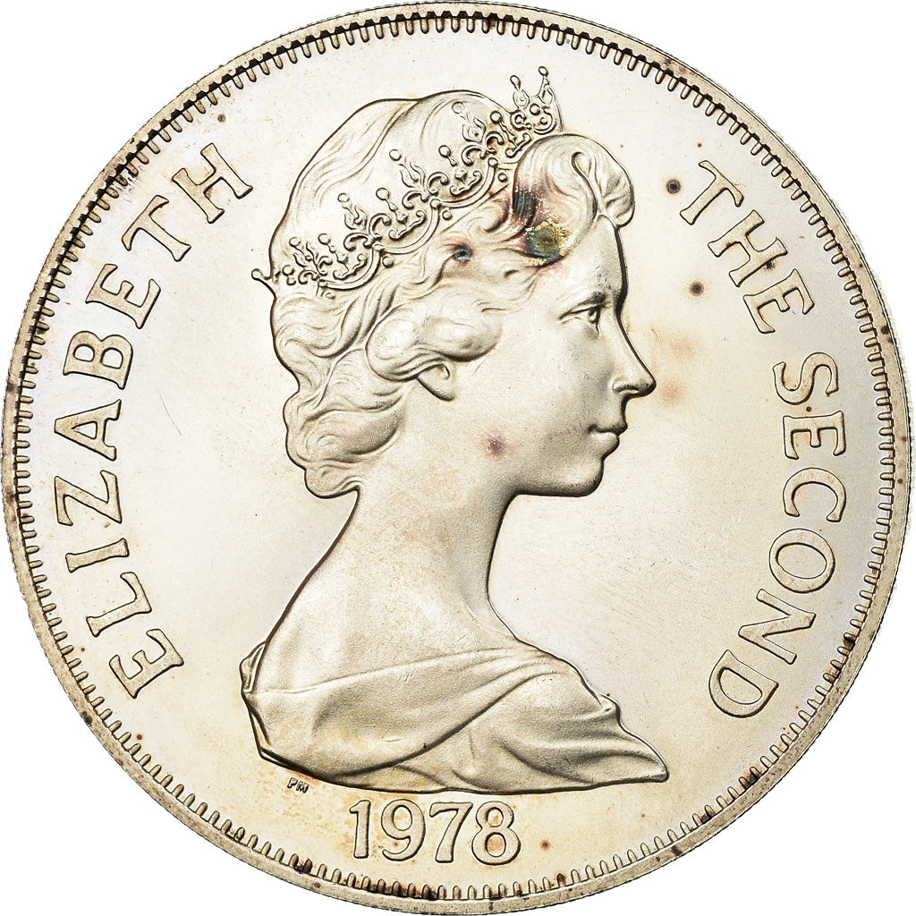 Coin, Saint Helena, Elizabeth II, 25 Pence, Crown, 1978, Pobjoy Mint, EF(40-45)