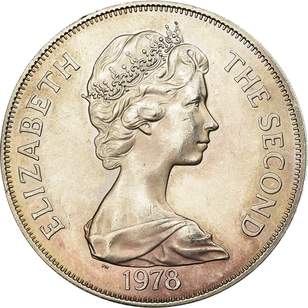 Coin, Tristan Da Cunha, Elizabeth II, Crown, 1978, Pobjoy Mint, EF(40-45)