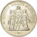 Monnaie, France, Hercule, 50 Francs, 1974, Avers 20 francs, SUP, Argent