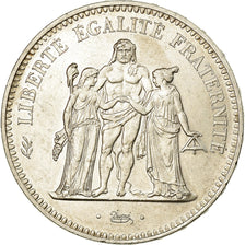 Coin, France, Hercule, 50 Francs, 1974, Avers 20 francs, AU(55-58), Silver