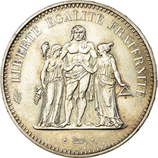 Moneda, Francia, Hercule, 50 Francs, 1974, Avers 20 francs, EBC, Plata