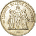 Monnaie, France, Hercule, 50 Francs, 1974, Avers 20 francs, SUP, Argent