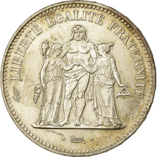 Coin, France, Hercule, 50 Francs, 1974, Avers 20 francs, AU(55-58), Silver
