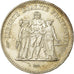 Coin, France, Hercule, 50 Francs, 1974, Avers 20 francs, AU(55-58), Silver