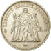 Coin, France, Hercule, 50 Francs, 1974, Avers 20 francs, AU(50-53), Silver