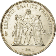 Coin, France, Hercule, 50 Francs, 1974, Avers 20 francs, AU(50-53), Silver