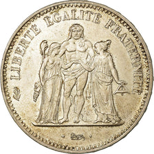 Coin, France, Hercule, 50 Francs, 1974, Avers 20 francs, AU(50-53), Silver