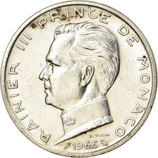Moneta, Monaco, Rainier III, 5 Francs, 1966, EF(40-45), Srebro, KM:141