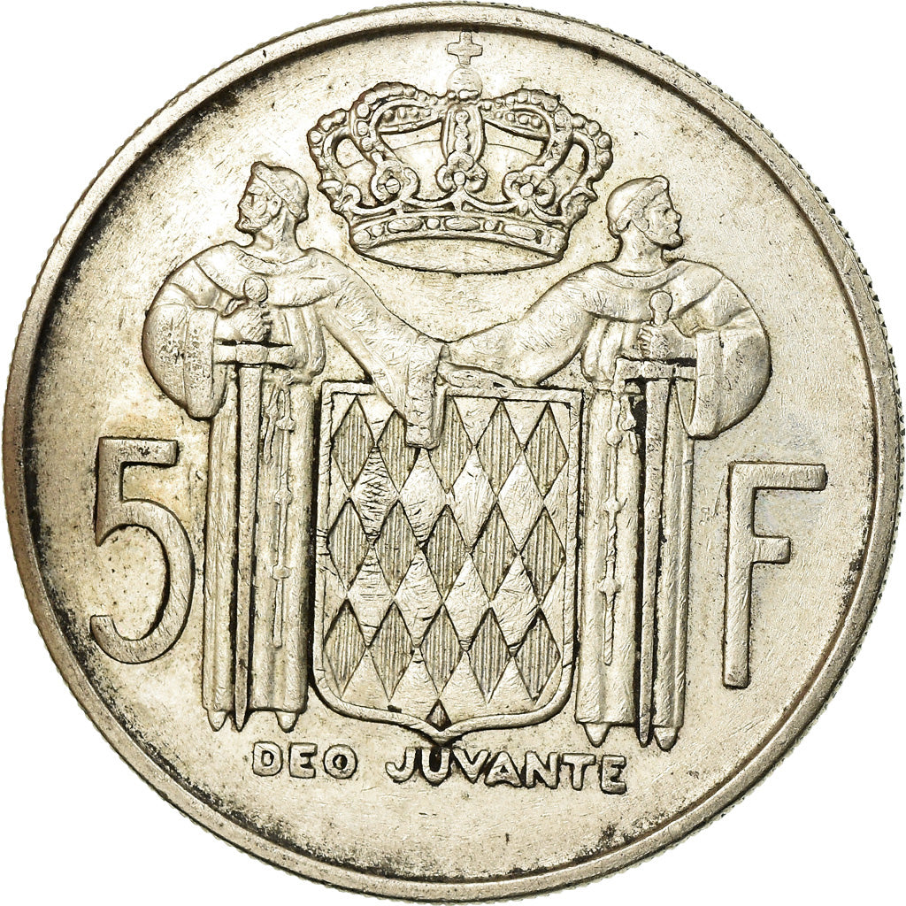 Münze, Monaco, Rainier III, 5 Francs, 1960, SS, Silber, KM:141, Gadoury:MC 152