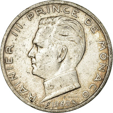 Monnaie, Monaco, Rainier III, 5 Francs, 1960, TTB, Argent, Gadoury:MC 152