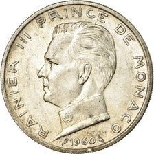 Monnaie, Monaco, Rainier III, 5 Francs, 1960, TTB, Argent, Gadoury:MC 152