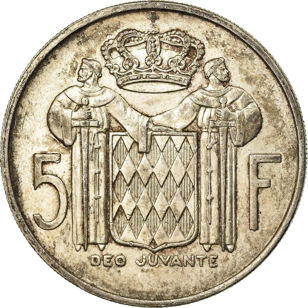 Monnaie, Monaco, Rainier III, 5 Francs, 1960, TTB, Argent, Gadoury:MC 152