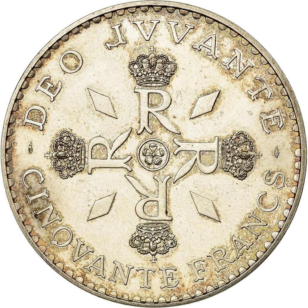 Monnaie, Monaco, Rainier III, 50 Francs, 1975, SPL, Argent, KM:152.2
