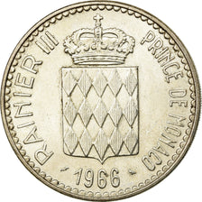 Coin, Monaco, Rainier III, Charles III, 10 Francs, 1966, AU(55-58), Silver