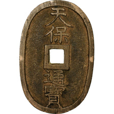 Münze, Japan, 100 Mon, Tempo Tsuho, (1835-1870), SS, Bronze, KM:7