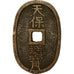Monnaie, Japon, 100 Mon, Tempo Tsuho, (1835-1870), TTB, Bronze, KM:7