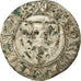 Monnaie, France, Charles VI, Blanc Guénar, Troyes, TB+, Billon, Duplessy:377A