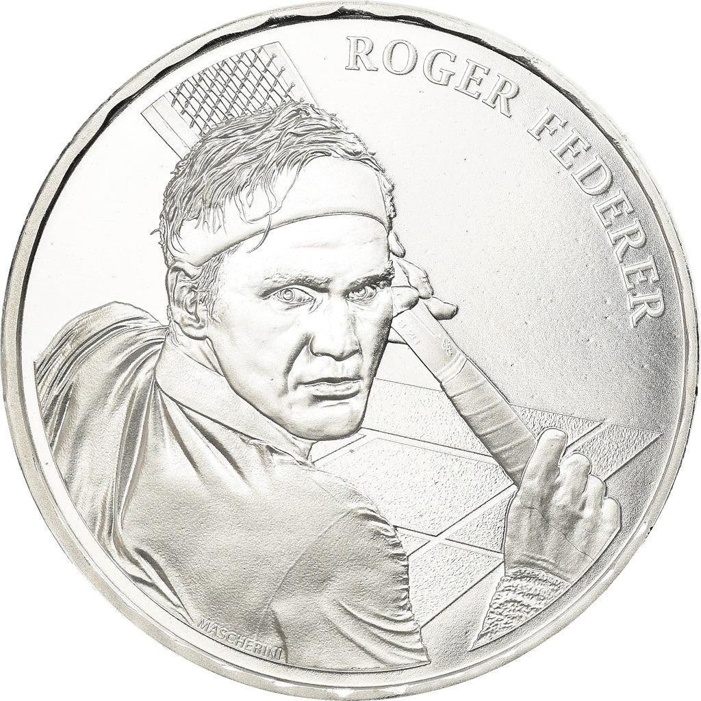 Coin, Switzerland, Roger Federer, 20 Francs, 2020, Bern, MS(65-70), Silver
