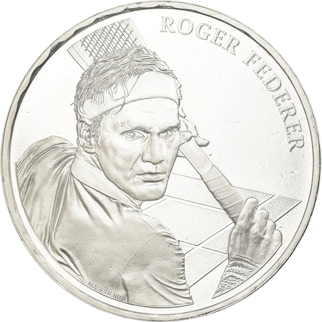 Münze, Schweiz, Roger Federer, 20 Francs, 2020, Bern, STGL, Silber