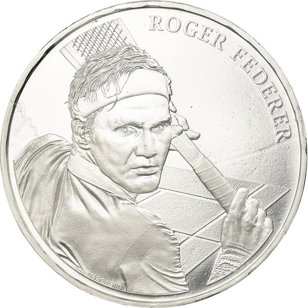 Coin, Switzerland, Roger Federer, 20 Francs, 2020, Bern, MS(65-70), Silver