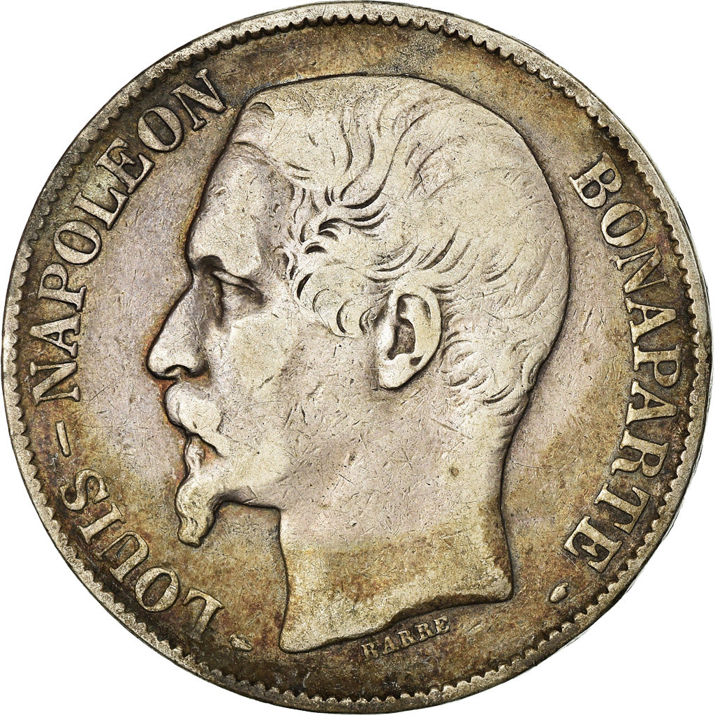 Munten, Frankrijk, Louis-Napoléon Bonaparte, Napoléon III, 5 Francs, 1852
