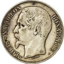 Moneda, Francia, Louis-Napoléon Bonaparte, Napoléon III, 5 Francs, 1852