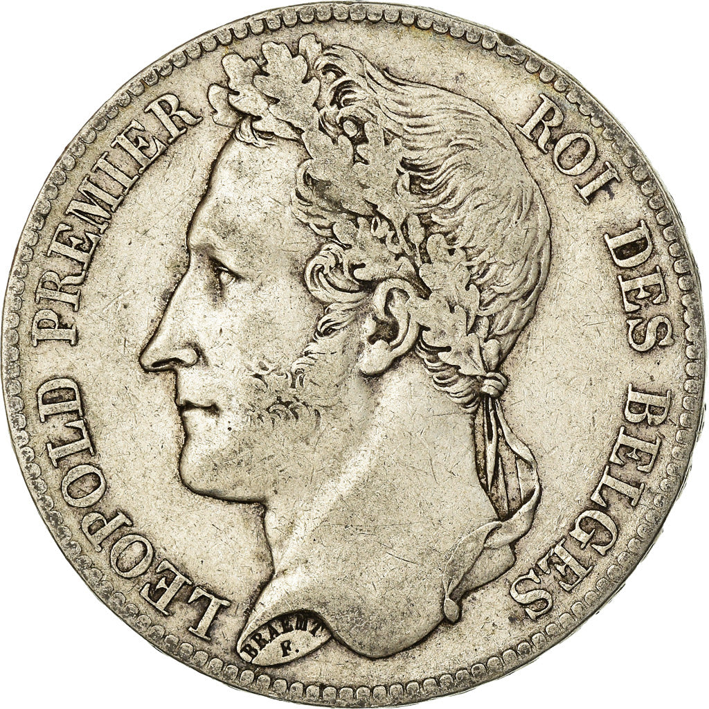 Coin, Belgium, Leopold I, 5 Francs, 5 Frank, 1847, EF(40-45), Silver, KM:3.2