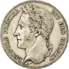 Coin, Belgium, Leopold I, 5 Francs, 5 Frank, 1847, EF(40-45), Silver, KM:3.2