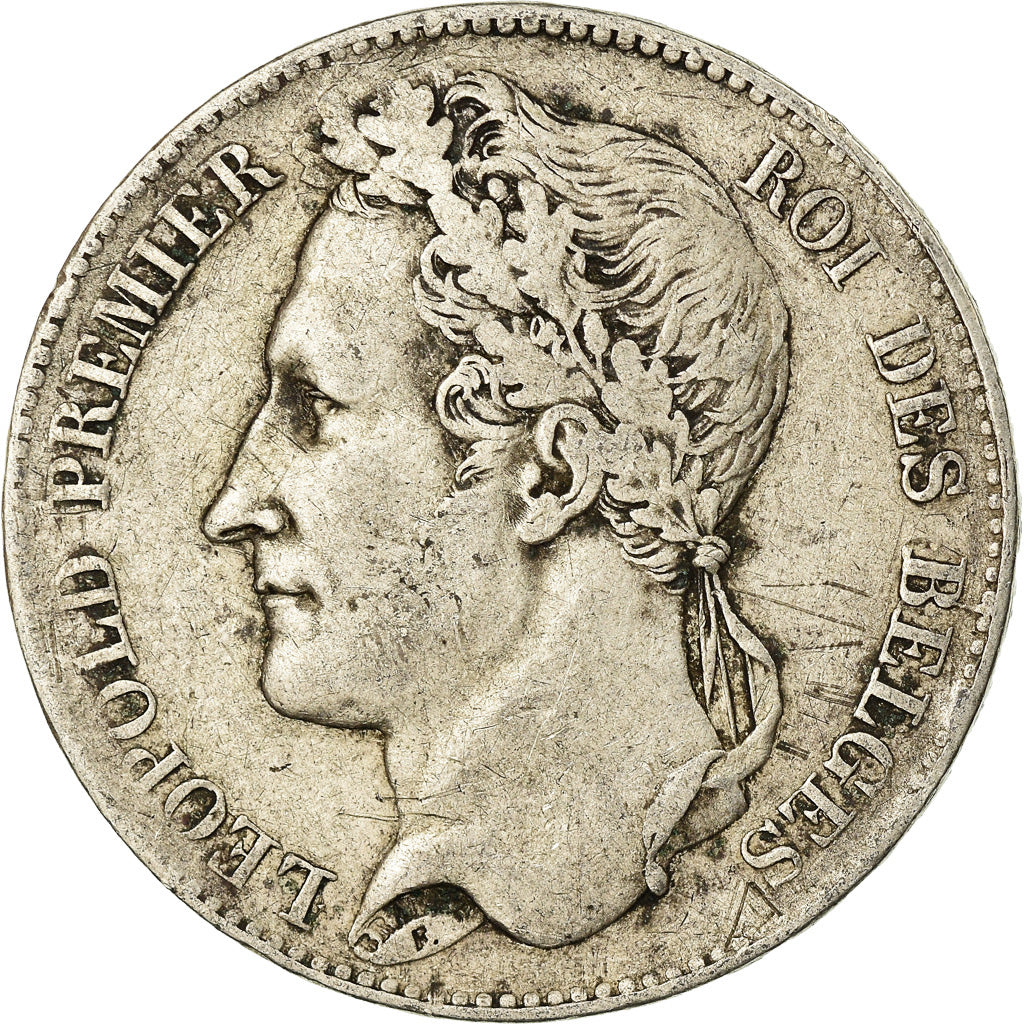 Coin, Belgium, Leopold I, 5 Francs, 5 Frank, 1848, VF(30-35), Silver, KM:3.2