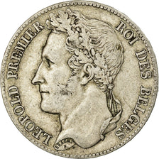 Coin, Belgium, Leopold I, 5 Francs, 5 Frank, 1848, VF(30-35), Silver, KM:3.2