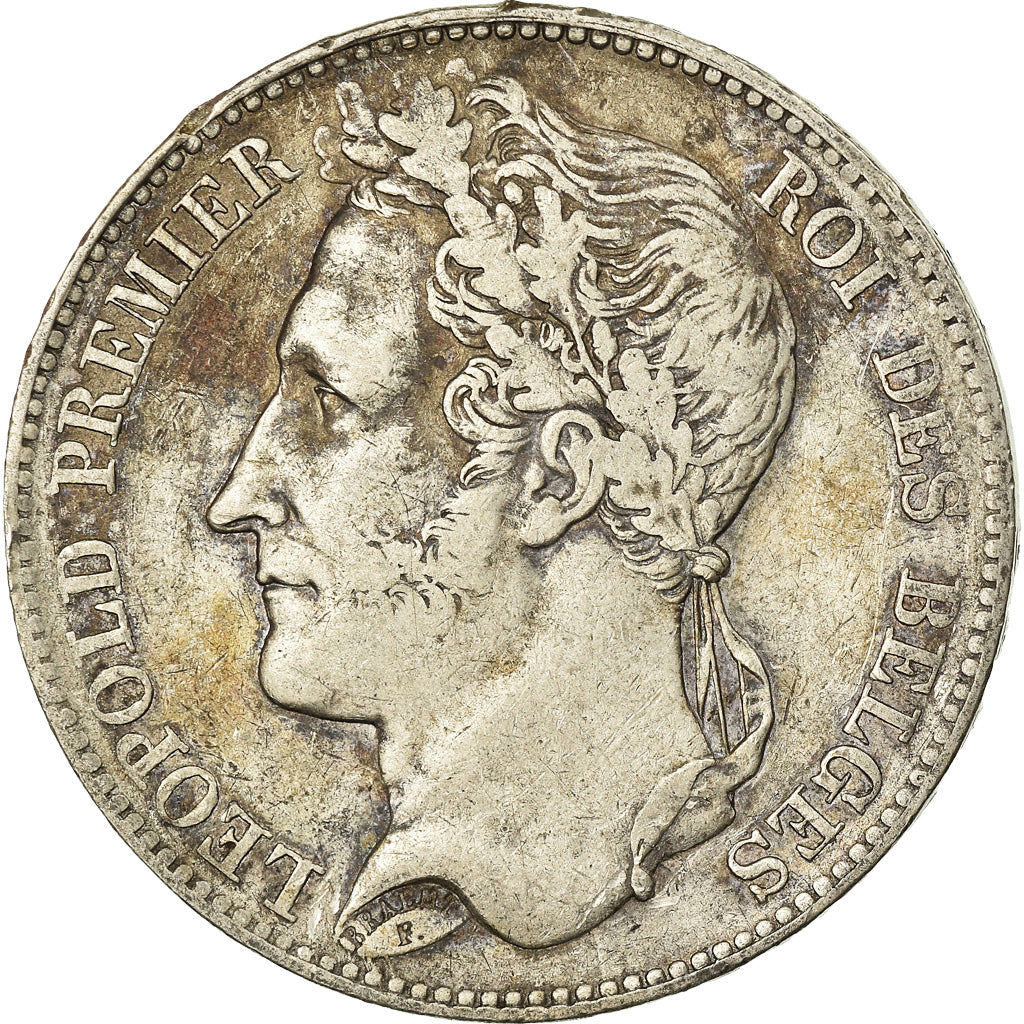 Coin, Belgium, Leopold I, 5 Francs, 5 Frank, 1848, VF(30-35), Silver, KM:3.2