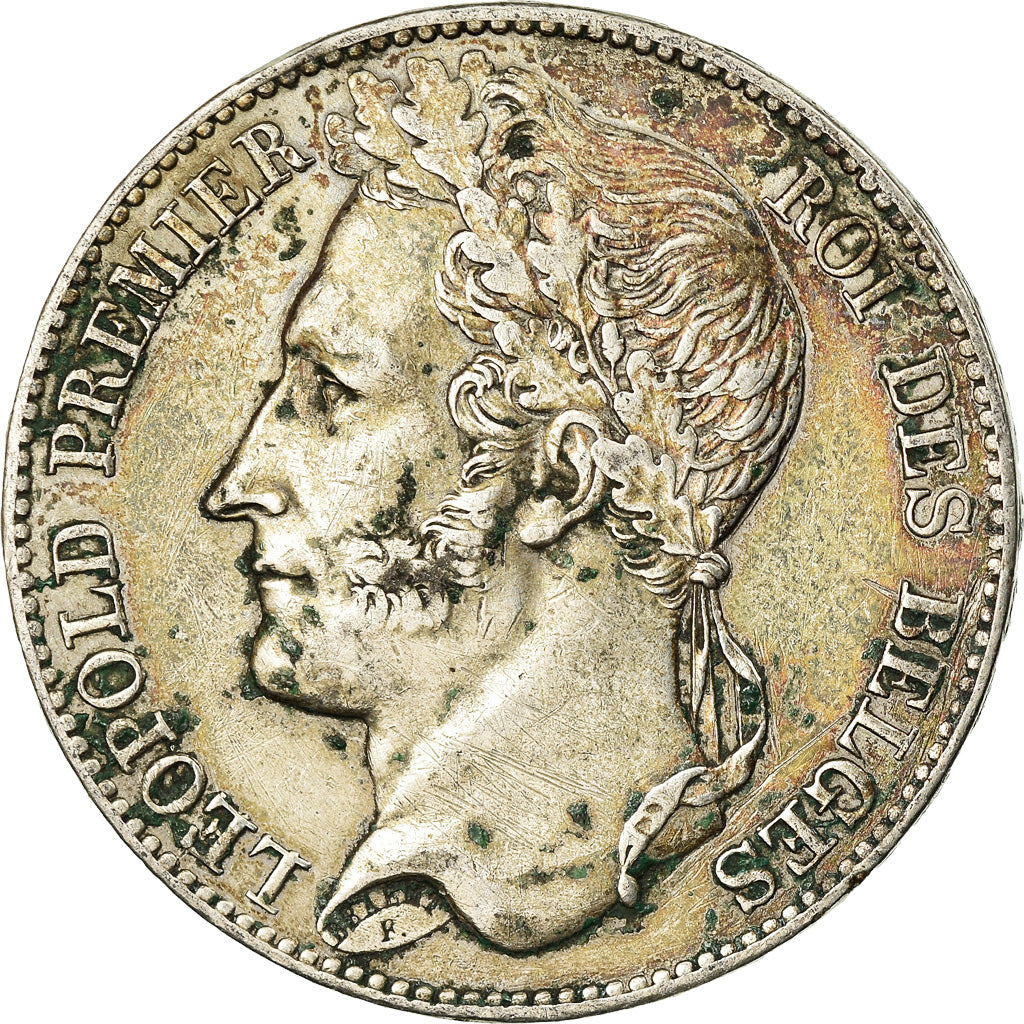 Coin, Belgium, Leopold I, 5 Francs, 5 Frank, 1848, EF(40-45), Silver, KM:3.2