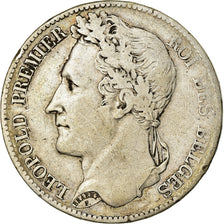 Coin, Belgium, Leopold I, 5 Francs, 5 Frank, 1849, VF(20-25), Silver, KM:3.2